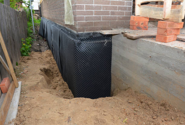 Happy homeowners after waterproofing job in Bensenville